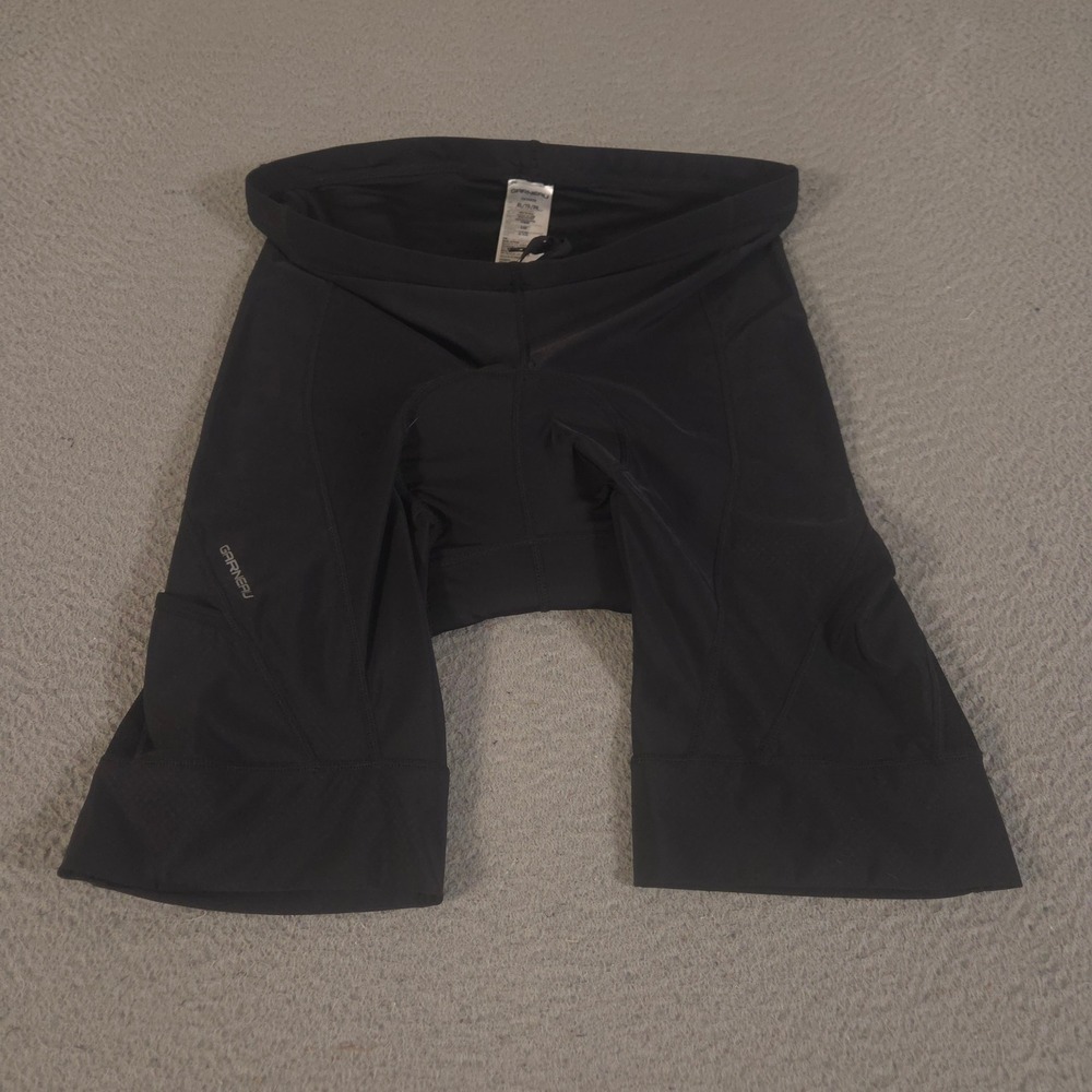 Garneau Shorts Mens XL Black Optimum 2 Padded Cycling Compression Bike Workout